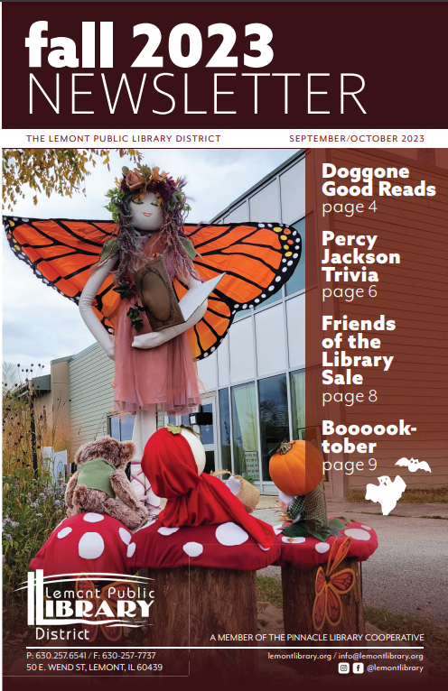 2023 Fall Newsletter Cover Scarecrow Decoration Photo
