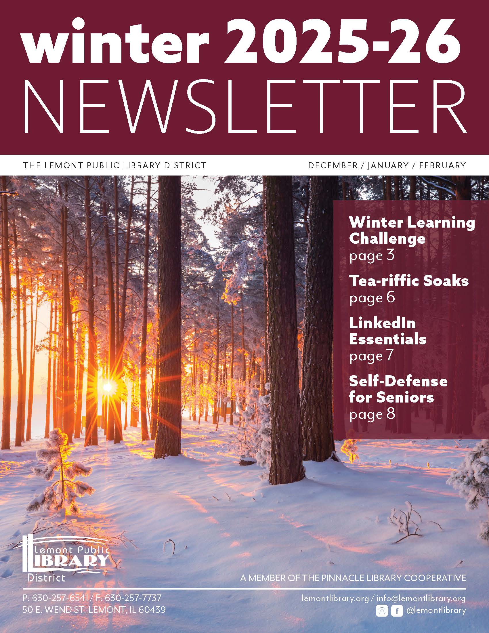 2025-2026 Winter Newsletter Cover