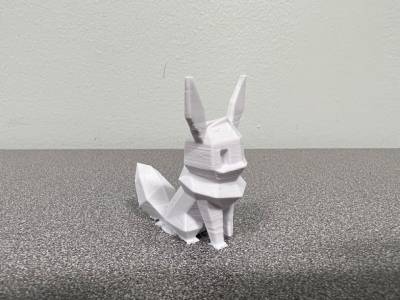 3D Printed Low Poly Evee